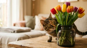 Tulipány a kočky: Jsou tulipány pro kočky jedovaté a jak postupovat při otravě? 5 Tulipány a kočky jedovatost květin pro kočky